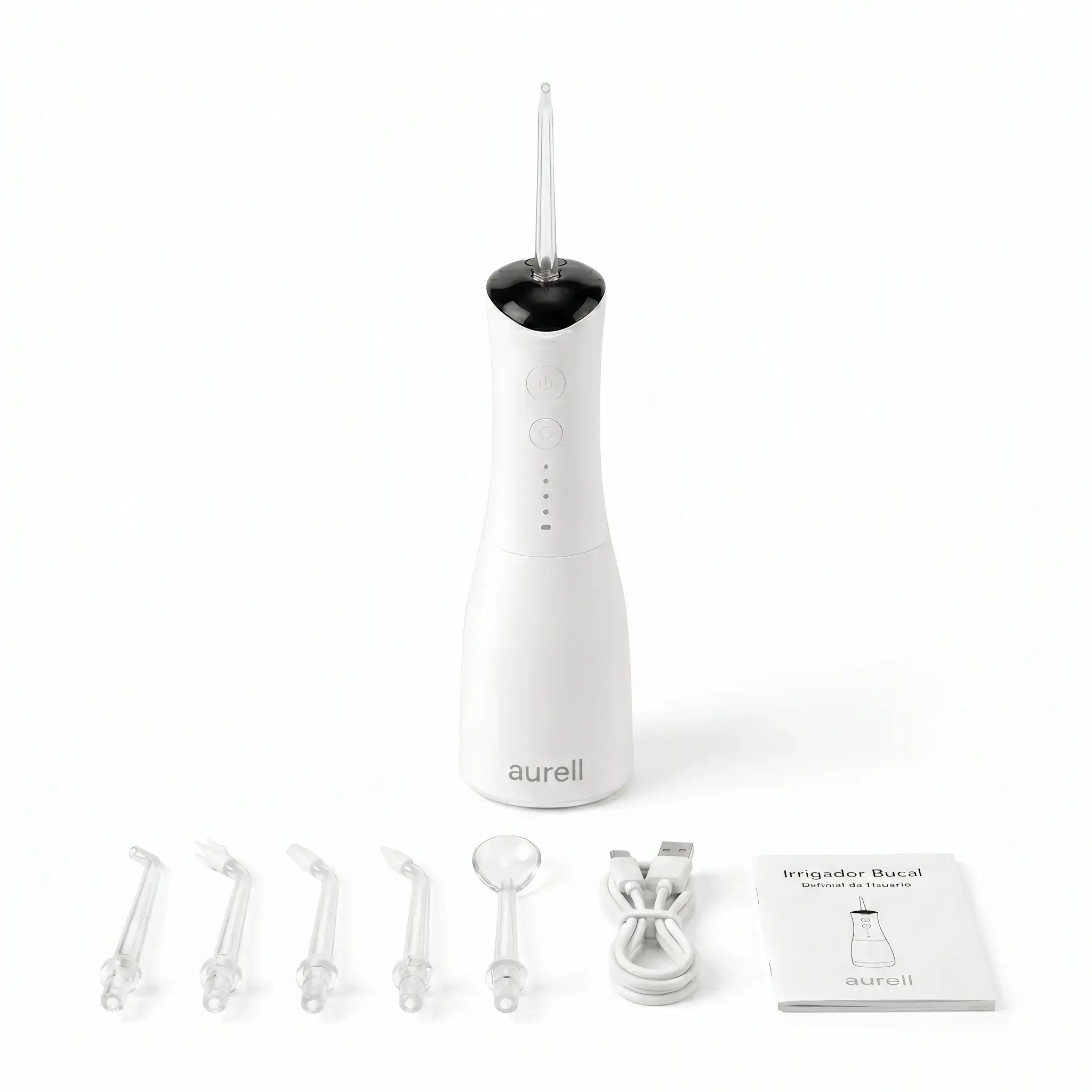 Irrigador dental aurell con accesorios